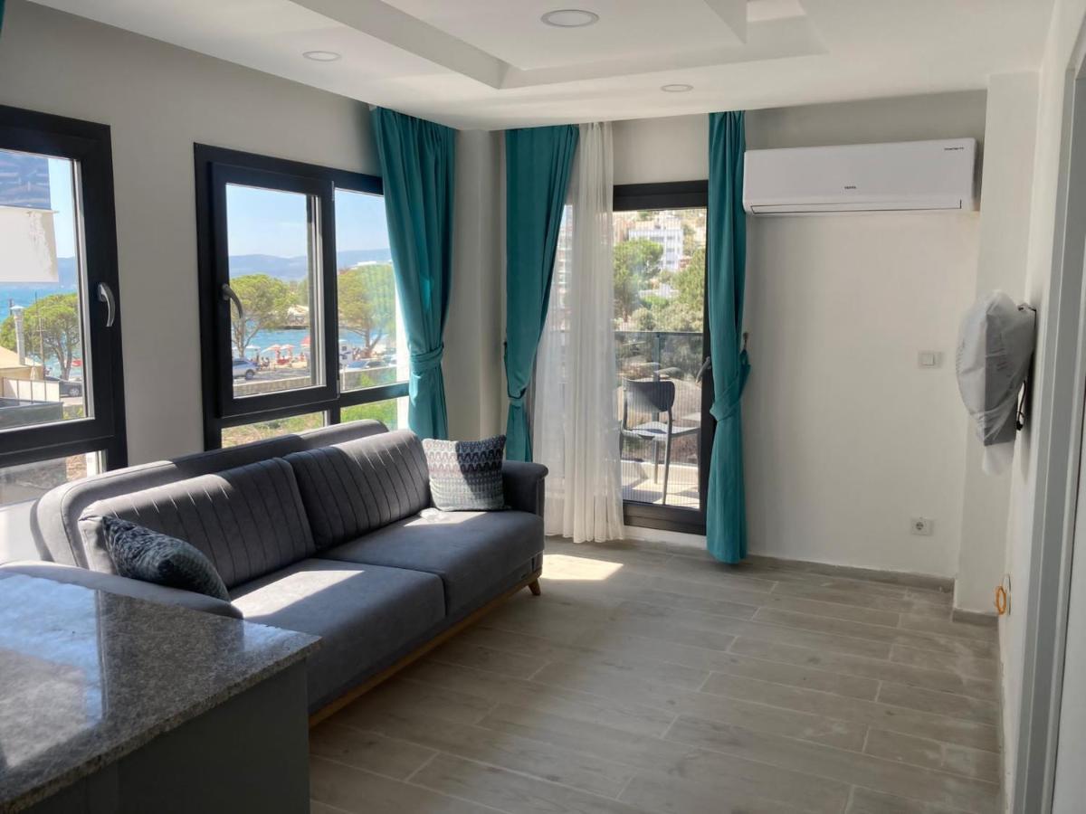 Sahil Aparts - Guelluek Aparthotel Milas Bagian luar foto